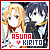 Kirigaya Kazuto (Kirito) & Yuuki Asuna (Asuna)